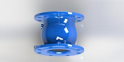 China Hydrodynamisch ontwerp Non Slam Check Valve Water hamer preventie met diffuser Te koop