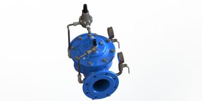 China Epoxy Coated GGG50 Water Pressure Reducing Valve SS304 Seat With EPDM Diaphragm à venda