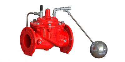 Chine Valve de contrôle de flottation rouge / bleu avec EPDM et diaphragme de renforcement en nylon à vendre