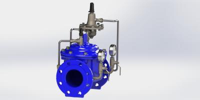 Chine Valve de débit maximal, valve de régulation du débit d' eau en fer ductile à vendre