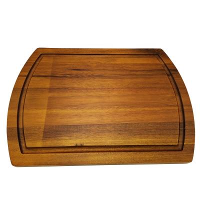 China Custom Sustainable Wooden Cutting Board Organic Bamboo Cutting Board Cheese Cutting Board Set for sale