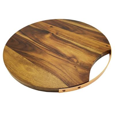 China Sustainable Customized Kitchen Acacia Wood Chopper Vegetable Cutting Board for sale