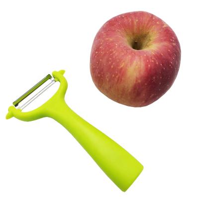 China Sustainable High Quality 420J2 Stainless Steel Bid PP Handle Vegetable And Fruit Peeler for sale