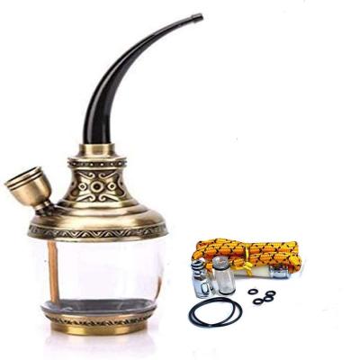 China Modern Luxury Zinc Alloy Portable Hookah Shisha Hose Mini Filter Hookah Stainless Steel Custom Smoking Tobacco for sale