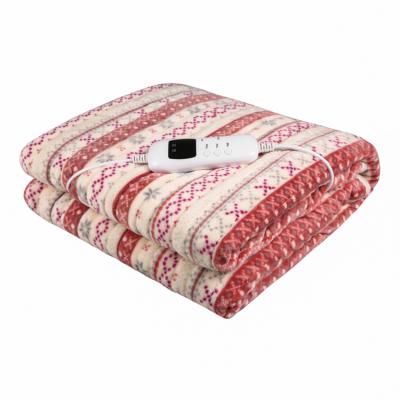 China Household Overheating Protection Wool Low Power Electric Blankets Remote Control Manufacturer for sale