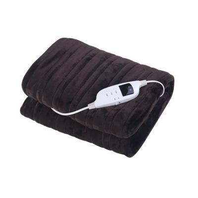 China Household Winter Plush Wool King Size Warm Rechargeable Heating Blanket for sale