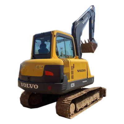 China Hot Selling Building\Agriculture\Construction 5 Ton Used Sweden Volvoo-55 Excavator With High Load Moment And Good Performance for sale