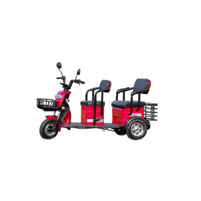 China Big promotion of steel electric bicycle double-Seat electric tricycle at the end of the year, passenger and cargo for sale