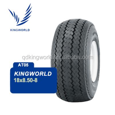 China natural rubber 18*8.5*8 205*50*10 made in china golf car tires white wall, golf car tire manufacturer for sale