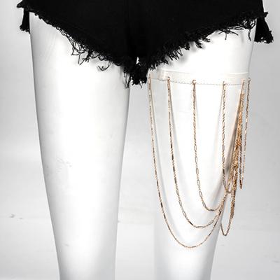 China TRENDY Body Jewelry Leg Chain Fashion Leg Chain Thigh Jewelry Sexy Leg Chain Jewelry for sale