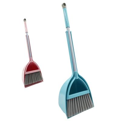 China Mini Bristle  Broom Dustpan Set for Kids,Little Housekeeping Helper Set for sale