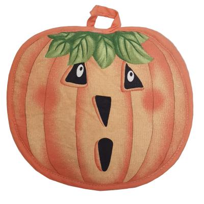 中国 Custom Halloween Basics Collection Kitchen, Pumpkin Heat Resistant Potholder for Kitchen Cooking Barbecue 販売のため