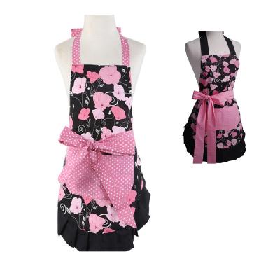 Китай Lolita Style Sexy Ladies Apron Custom Logo kitchen Multi-purpose Cooking Apron продается