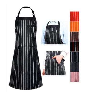 Κίνα Adjustable Neck 	Kitchen Apron Set Logo Promotional Gift Simple Apron (Black Stripe) προς πώληση