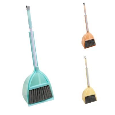 China Wholesale Mini Broom with Dustpan for Kids,Little Housekeeping Helper Set (Light Blue, Extended Size) for sale