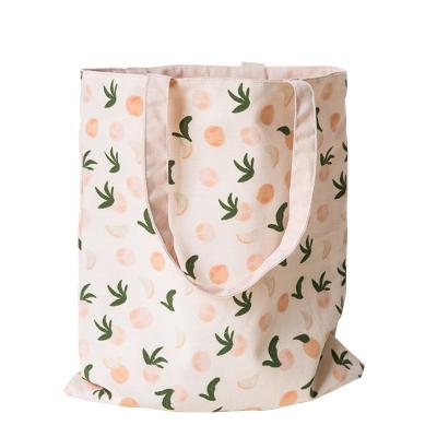 China Eco-friendly Canvas Storage Bag Cotton Tote  Printed Shopping Storage bag for sale