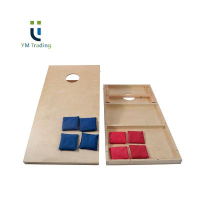 China Outdoor Events YUMING Bean Bag Toss Game Pine Plywood Poplar Construction Eco-friendly Cornhole Board for sale