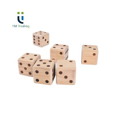 China YUMING Wooden Dies 3.5 Inch 6 PCS Eco-friendly Custom Color Die Cut Tower Garden Games for sale