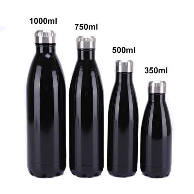 China 500ml 1 liter 12oz Kid 1L Metal Sustainable Luxury Insulated Black Updraft Recycled Cute Fashion Drinkware Stainless Steel Water Bottle For Kids for sale