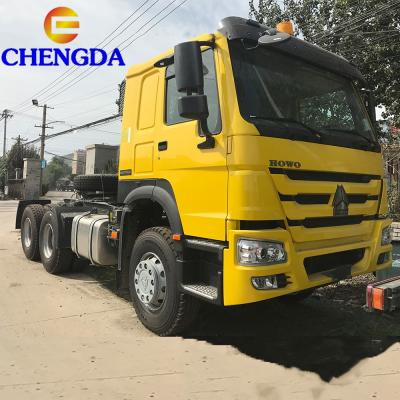 China New 6by4 371HP 420HP Used Metal Low Price Tractor Trucks HOWO Head for sale