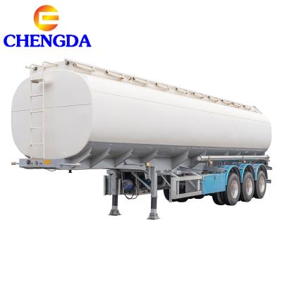 China Chengda Truck Trailer Oil Tank Trailer 40 60cm Fuel Tanker Semi Trailer Fuel Tanker With High Quality for sale