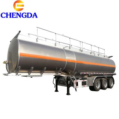 China Truck Trailer 3 Axles 42000L Fuel Tanker Trailer For Sale for sale