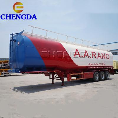 China Truck Trailer Chengda Factory 3 Axles 40000L 42CBM 45000L Oil Prices Fuel Tanker Trailer for sale