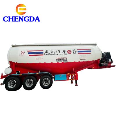 China Heavy Duty 40ft Bulk Cement Truck Trailer Cement Trailer Air Compressor Bulk Cement Trailer for sale