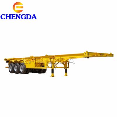 China Chengda Skeleton Truck Semi Trailer Hot Sale Skeleton Truck Trailer Skeleton Trailer With High Quality for sale