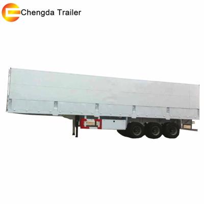 China Truck Trailer Van Wing 3 Axles Suzuki Van Motocyclese Used Trailer For Sale for sale