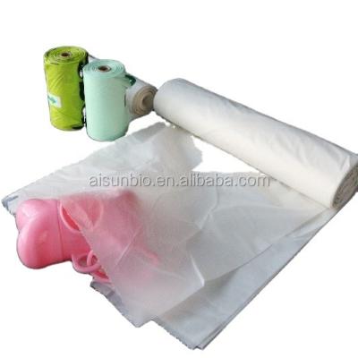 China Corn Starch Cellulose Compostable T Shirt Bags For Supermarket Packaging for sale