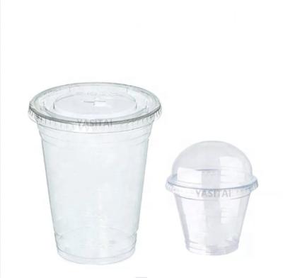 China PLA desechable 9 Oz copas compostables en forma de U Impreso a medida en venta