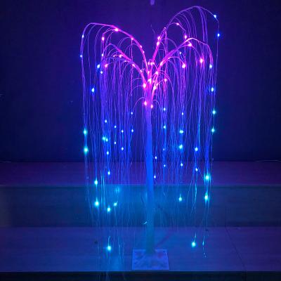 China 2021 Newest Design RGB LED Tree Remote Control Christmas Tree Artificial Tree For Christmas Wedding Party Decoration for sale