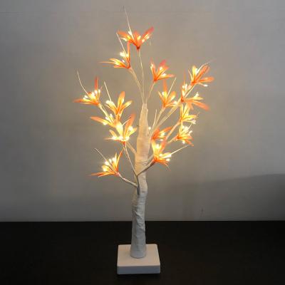 China Bonsai Tree Lights 3AA Flower Rose Tree Battery Operated Artificial Bonsai 75 LED Tree Lights For Wedding Home Ramadan Indoor Decoration for sale