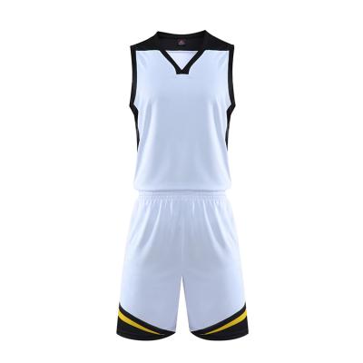 China Quality Antibacterial Custom Made Basketball Mesh Material Blank Reversible Youth Basketball Uniform Tank Top for sale