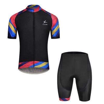 China Breathable High Quality Elastic Zipper Wear Set Sublimation Bicycle Tank Top Cycling Quick Dry Training Suit for sale