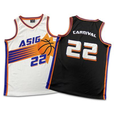 China Blank Service Antibacterial OEM Basketball Tank Top Sublimation Printing Custom Design Sweatshirt Basketball Tank Top for sale