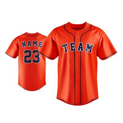 China OEM American Team Baseball Jersey Custom Sublimation Wholesale Antibacterial Baseball Blank Uniform Shirts for sale