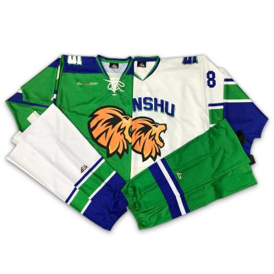 China Comfy Custom Hockey Styles Sublimation Logo Design Team Ice Hockey Uniform Multiple Tank Top for sale