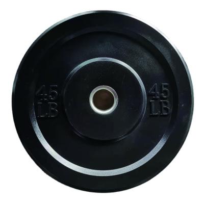 China HUAXU Universal Gym Weightlifting Color Rubber Bumper Plate for sale