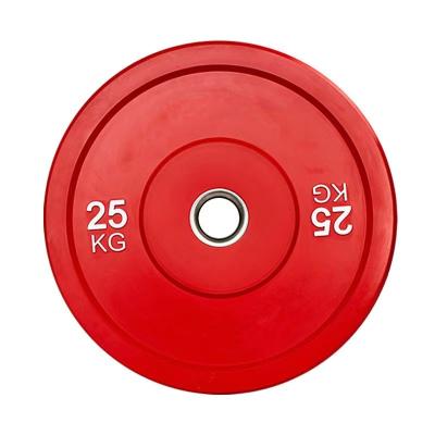 China Universal calibrated powerlifting plate / weightlifting crosfit equipment plate / cast steel plate for sale