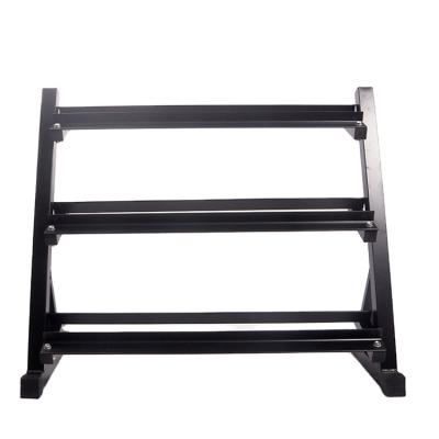 China Factory Outlet Commercial Small 3 Tier Dumbbell Rack Gym Storage for sale