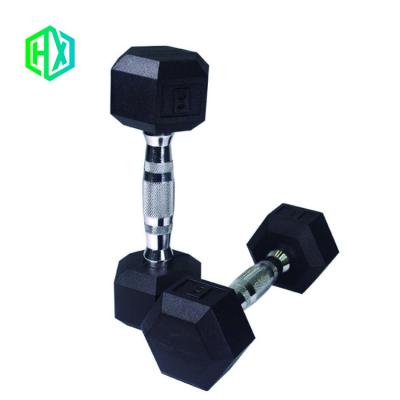 China Durable Wholesale Customized Books Hammer Fix Dumbell Iron Hex Rubber Dumbbell 5lb 10lb 15lb 20lb 25lb 30lb 35lb 40lb 45lb 50lb for sale