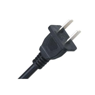 China Household Appliance Power Cord 6A 10A CCC 2 Core China AC Electrical Cable 2 Pin Copper Wire Chinese Standard Plug for sale