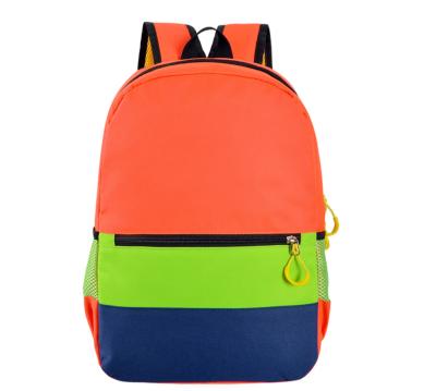 China The Other Free LOGO Kids Hit Color Big Size Backpack Custom Printed Primary School Schoolbags Wholesale for sale