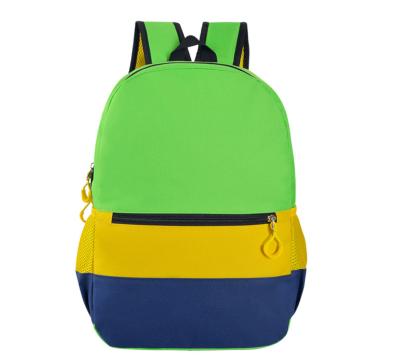 China Other School Boy and Girl Schoolbags Wholesale Preschool Custom Printed Free LOGO Kids Hit Color Small Size Backpack for sale