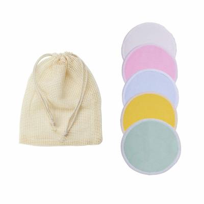 China Daily Cleansing Woman Velvet USA Style Cotton Soft Bamboo Face Pads Reusable Girls Makeup Remover Pads Cleansing Set for sale