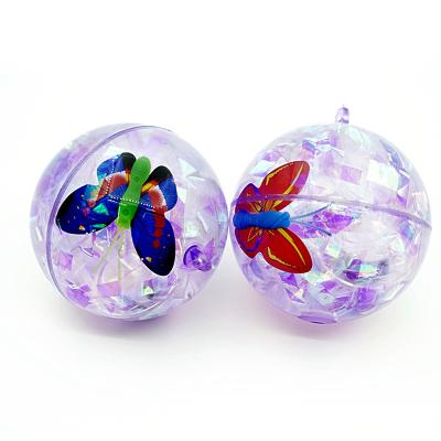 China Sports Toy With String Rubber Jumping Ball Crystal Ball Clear Led Bouncy Ball for sale