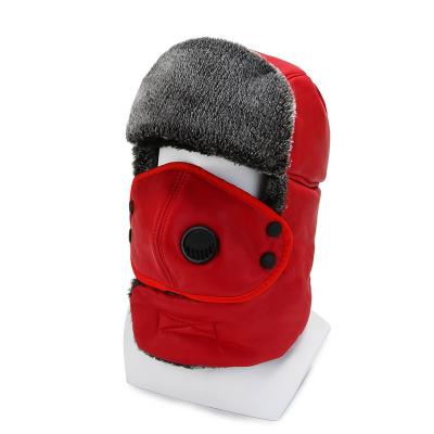 China FF2 Winter Waterproof Earflap Balaclava Beanie Hat Neck Protector Trapper Warm Hat Thicken Lei Feng Russian Skiing Cap for sale