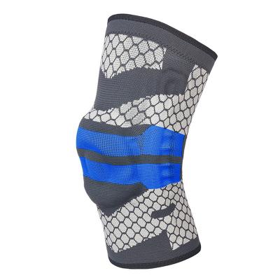 China Sports Knee Protector Spring Silicone Leg Guards Fitness Protective Gear Durable Recycling Knee Pads For Heat for sale